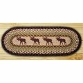 Capitol Earth Rugs Moose Oval Runner 68-019M